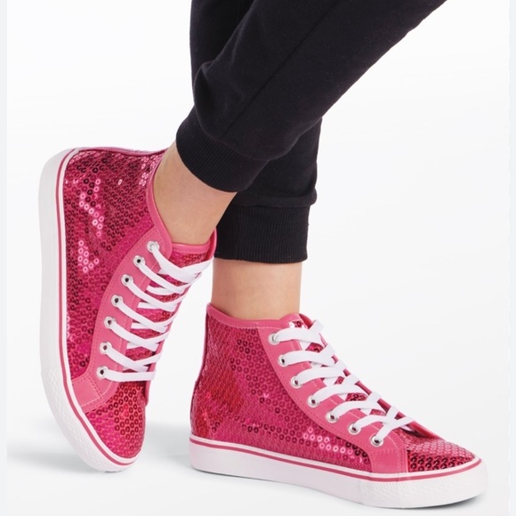 Weissman Other - ☀️Weissman Pink and White High-Top Sneakers